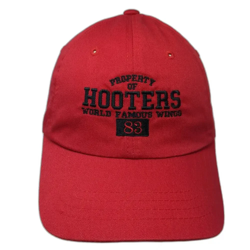 Magic Headwear Baseball Cap Red One Size Strapback Hooters Princeton NJ Hat